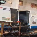 []工厂出售钮威63TS卧式加工中心一台，2017年发那克0i一MF系统，工作正常带刀.