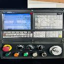 []刚到东部320斜车，6寸台湾千岛中空液压卡盘，8工位刀.