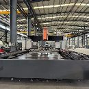 []山东工厂后一台龙门，价格美丽台湾大侨8830龙门加工中.